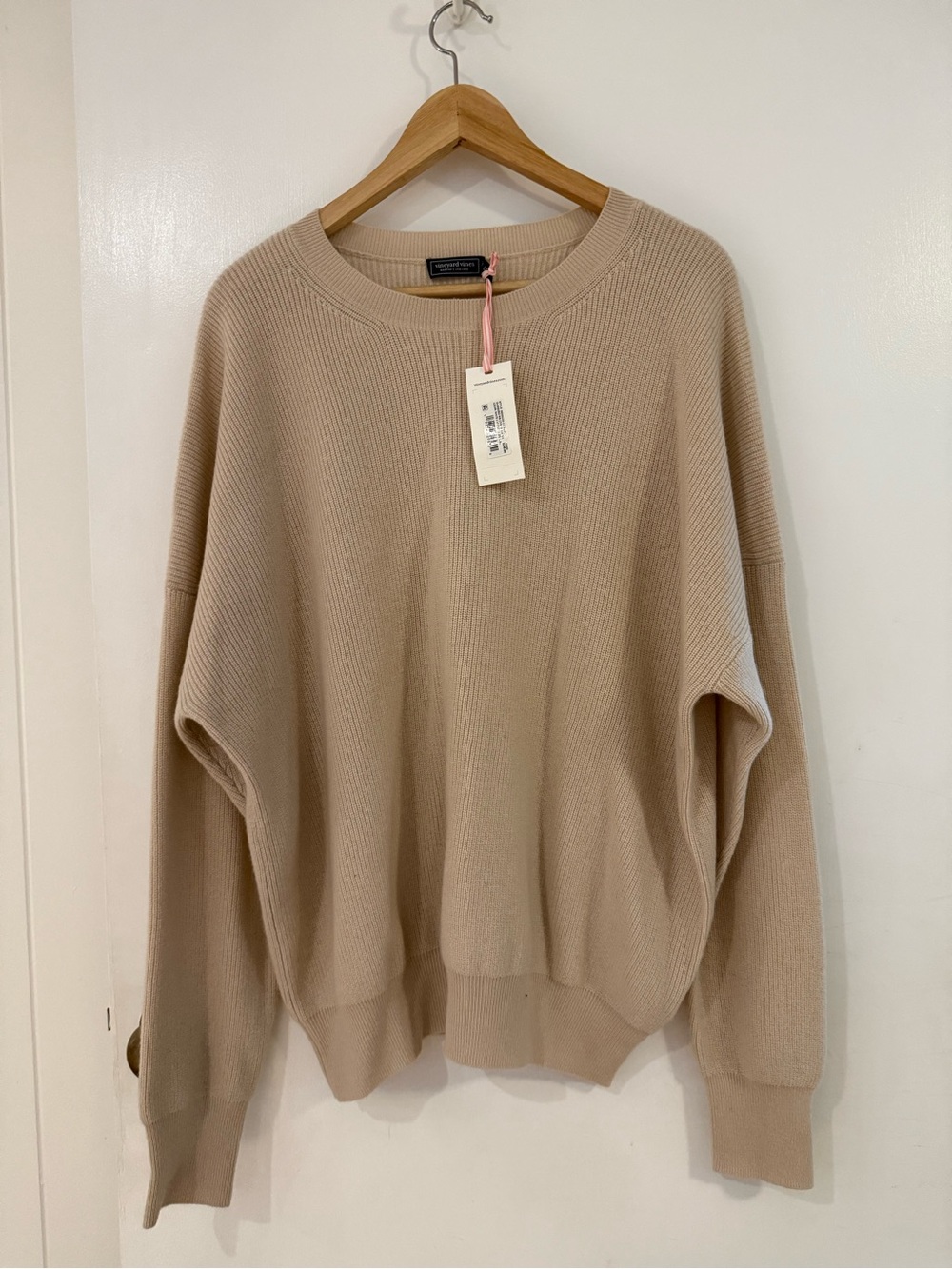 Vineyard Vines Crewneck Sweater in Beige